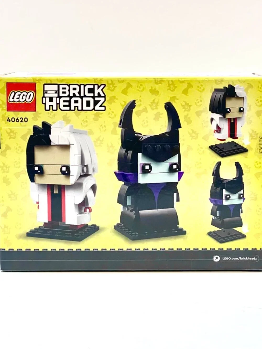 LEGO 40620 Brickheadz Disney Cruella & Maleficent NIB Sealed in Hand